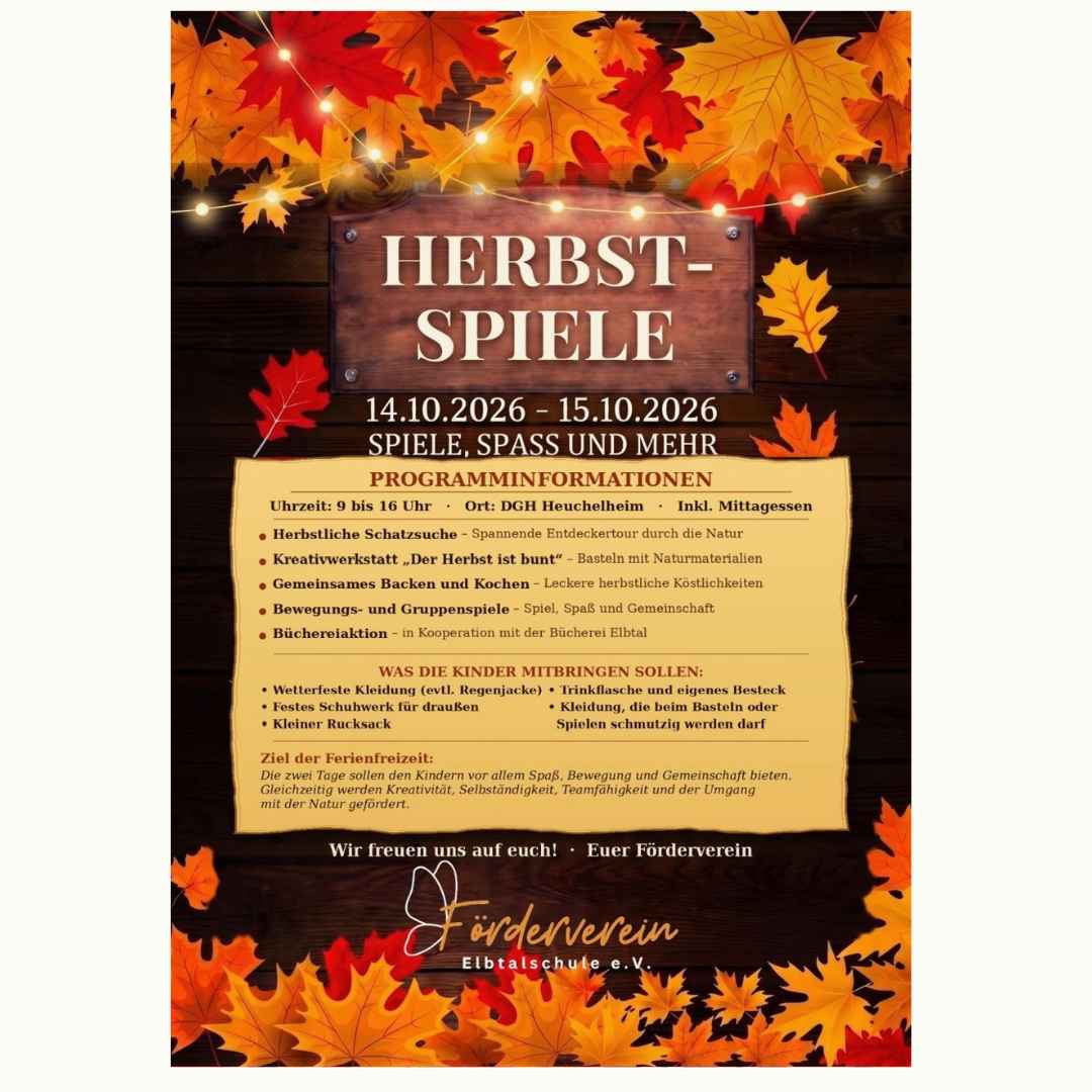 programm herbstspeile elbtal herbstspiele kinder in elbtal Herbstferien